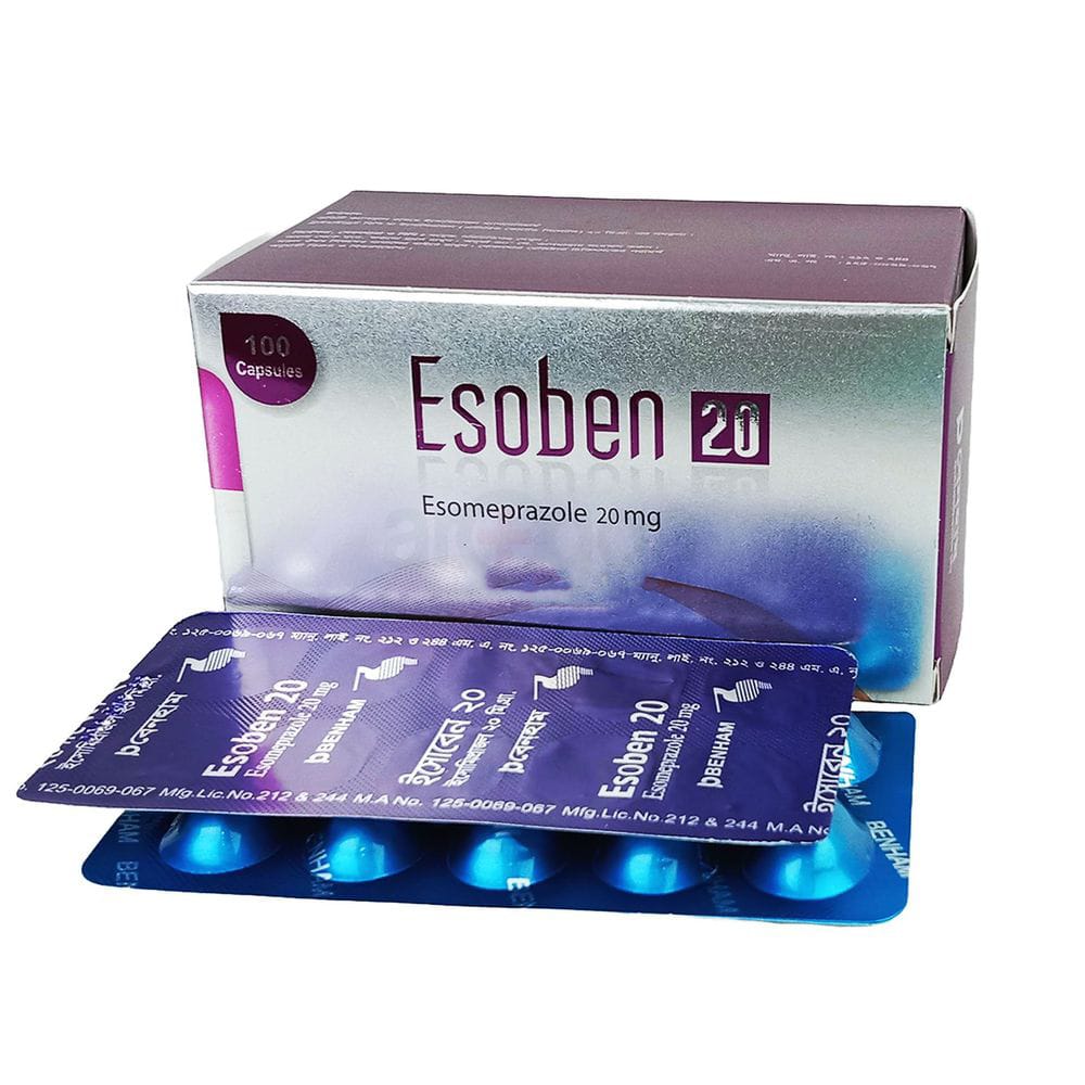 Capsule Esoben 20mg (100pcs)